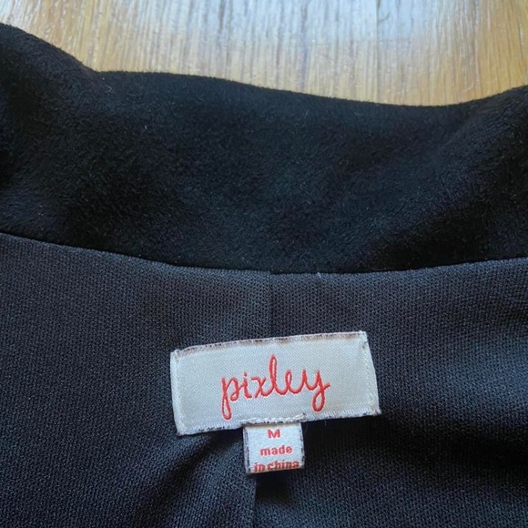 Vintage Black Biker Jacket by Pixley Excellent Condition - Picture 3 of 4